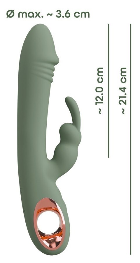 Wibrator Slim Rabbit Olive