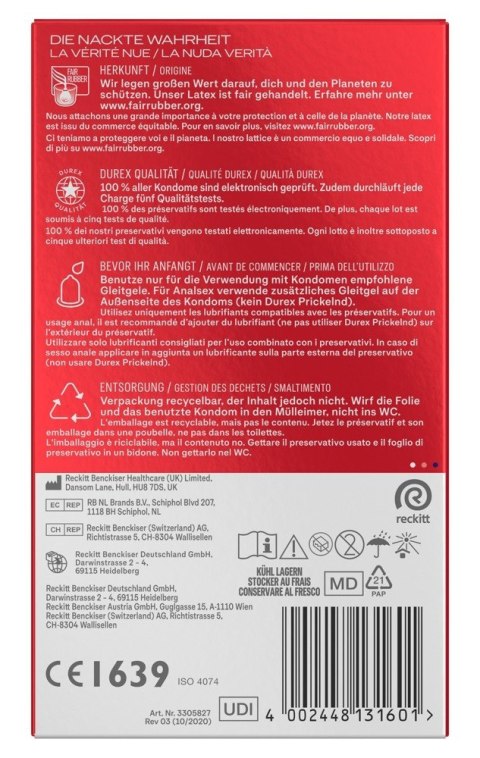Durex Gefühlsecht Extra Groß10