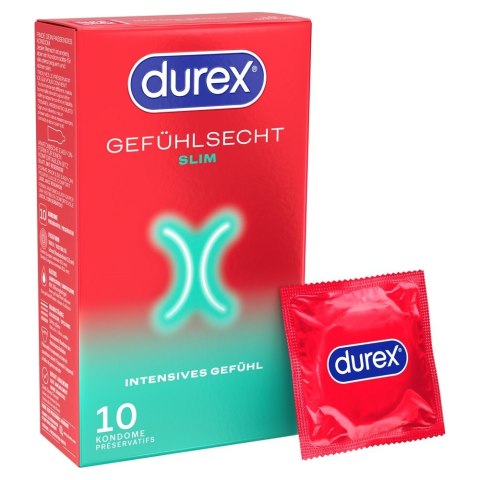 Durex Gefühlsecht Slim x 10