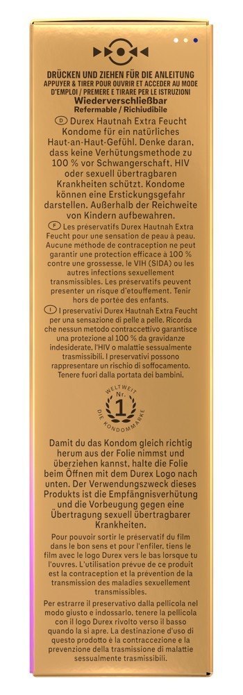 Durex Hautnah Extra Feucht x10