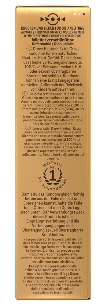 Durex Hautnah Extra Groß x 10