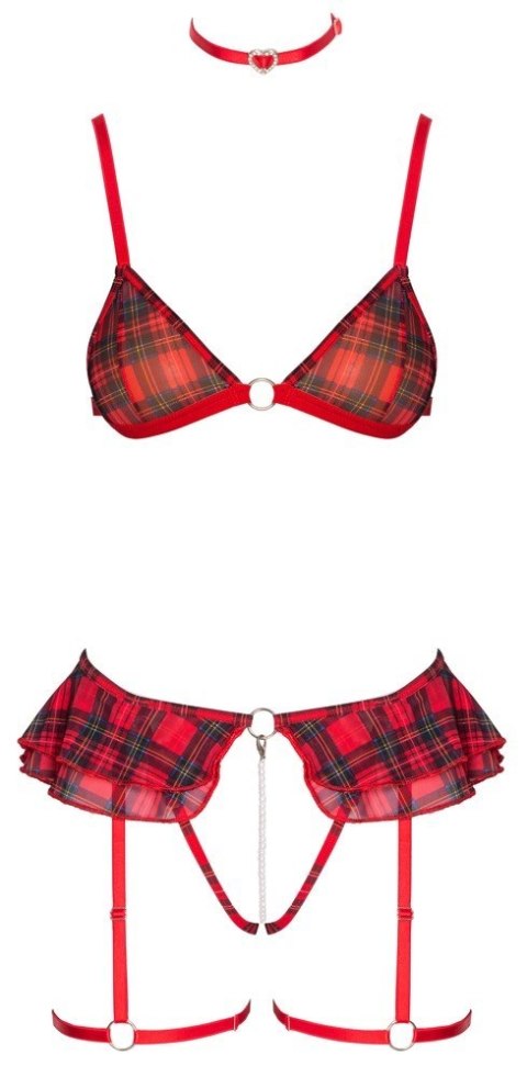 Bra Set Plaid M