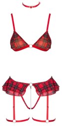 Bra Set Plaid S
