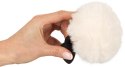 Fluffy Tail White S