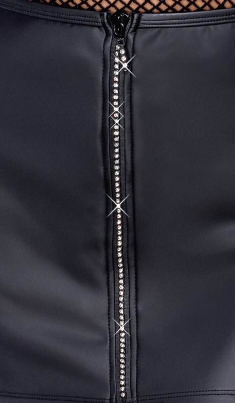 Skirt Rhinestone Zip L