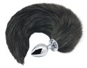Alive Black&White Fox Tail S