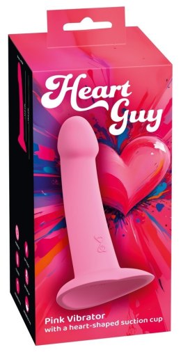 Heart Guy Pink Vibrator