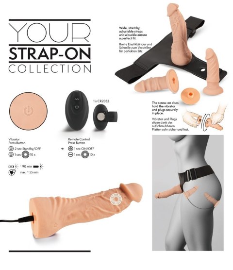 Strap-On Set RC Vibe 2 Dildos