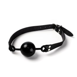 Knebel Silikonowy Do Ust Z Kulką Czarny