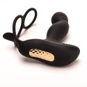 Masażer Prostaty Z Pierścieniami Sterowany Zdalnie Ładowany Usb Czarny