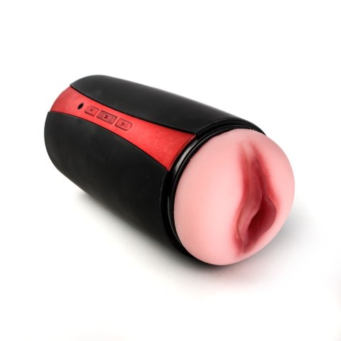 Masturbator Dwustonny Końce Wagina Usta Czarny