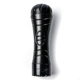 Masturbator Z Wibracją Wagina Cyberskóra Baterie Czarny