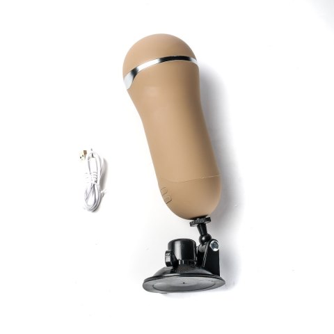 Masturbator Z Wibracją Wagina Cyberskóra Ładowany Usb Złoty