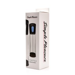 Pompka Próżniowa Do Powiększania Penisa Automatyczna Duża Przezroczysta