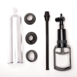 Pompka Próżniowa Do Powiększania Penisa Z Tłokiem Klasyczna Trzy Uszczelki Przezroczysta