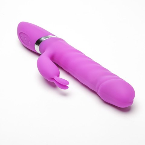 Wibrator Silikonowy Typ Króliczek Ładowany Usb Fioletowy