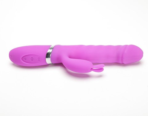 Wibrator Silikonowy Typ Króliczek Ładowany Usb Fioletowy