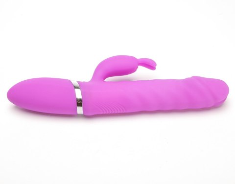 Wibrator Silikonowy Typ Króliczek Ładowany Usb Fioletowy