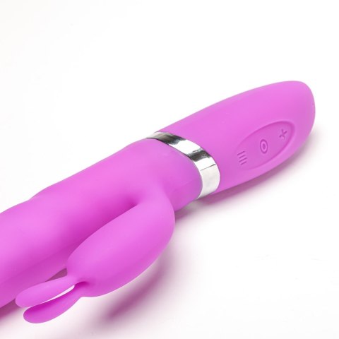 Wibrator Silikonowy Typ Króliczek Ładowany Usb Fioletowy