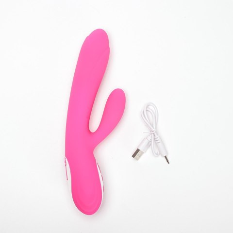 Wibrator Silikonowy Typ Króliczek Ładowany Usb Różowy