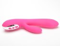 Wibrator Silikonowy Typ Króliczek Ładowany Usb Różowy