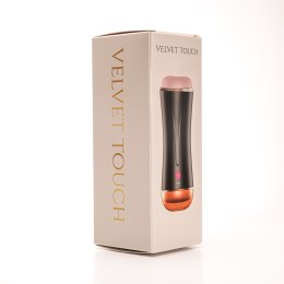 Masturbator Z Wibracją Dwustronny Wagina Anus Cyberskóra Ładowany Usb Czarny