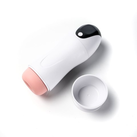 Masturbator Z Wibracją Wagina Cyberskóra Ładowany Usb Biały