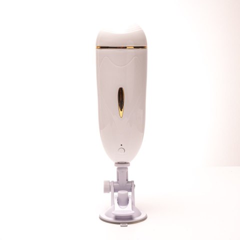 Masturbator Z Wibracją Wagina Cyberskóra Ładowany Usb Biały