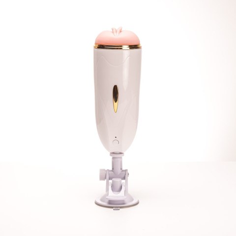 Masturbator Z Wibracją Wagina Cyberskóra Ładowany Usb Biały