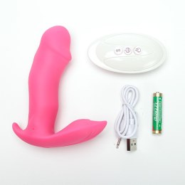 Stymulator Łechtaczki Sterowany Bezprzewodowo Ładowany Usb Różowy