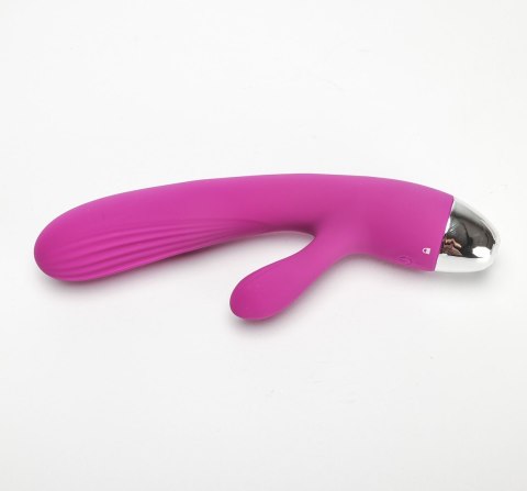 Wibrator Silikonowy Typ Króliczek Ładowany Usb Fioletowy