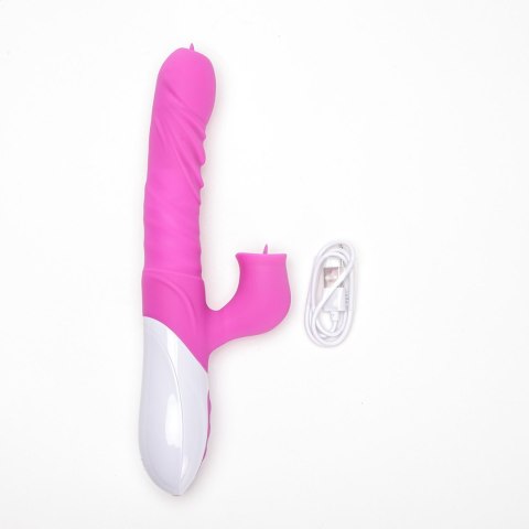 Wibrator Silikonowy Typ Króliczek Ładowany Usb Fioletowy