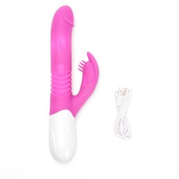 Wibrator Silikonowy Typ Króliczek Ładowany Usb Fioletowy