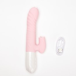 Wibrator Silikonowy Typ Króliczek Ładowany Usb Różowy