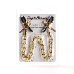 Zaciski Na Sutki Łańcuszek Złoty