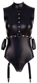 BODY BONDAGE Z PASKAMI DO POŃCZOCH L
