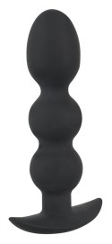 KORALIKI ANAL SEX SILIKONOWE 13,3 CM BLACK VELVETS