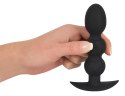 KORALIKI ANAL SEX SILIKONOWE 13,3 CM BLACK VELVETS