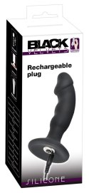 KOREK ANALNY SILIKONOWY 7 FUNKCJI WIBRACJI 14 CM