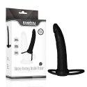 PODWÓJNY PENIS SZTUCZNY DILDO PIERŚCIEŃ KOREK ANAL