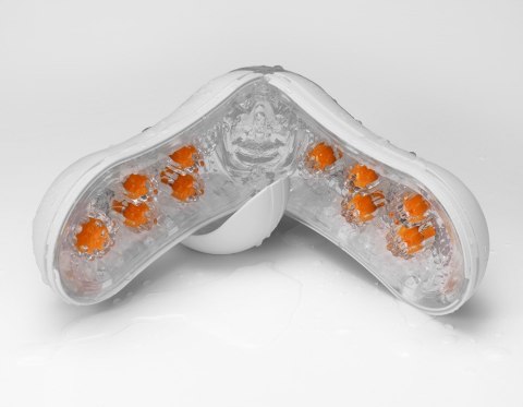 MASTURBATOR STYMULATOR KULKI FLIP ORB ORANGE CRASH