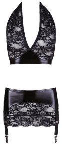 TOP & SKIRT WITH SUSPENDERS L