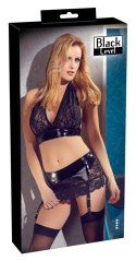 TOP & SKIRT WITH SUSPENDERS L