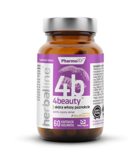 PHARMOVIT 4BEAUTY SKÓRA WŁOSY PAZNOKCIE 60 KAPS PHARMOVIT 4BEAUTY SKÓRA WŁOSY PAZNOKCIE 60 KAPS