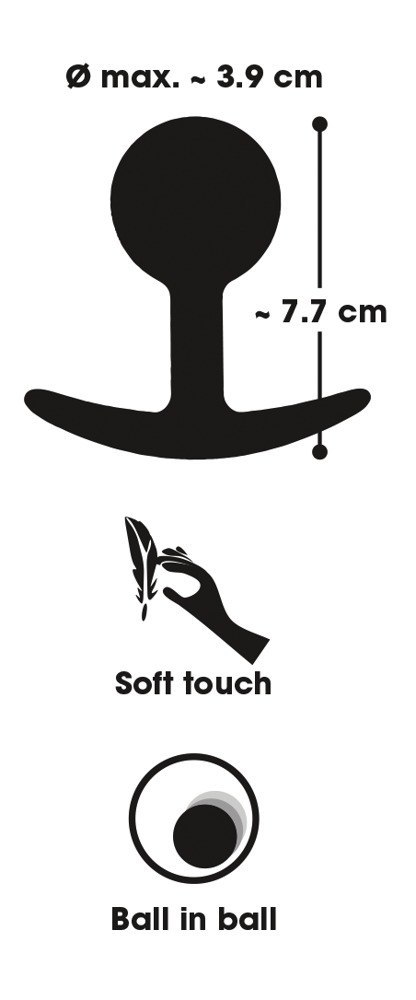 KOREK ANAL SEX BACKDOOR FRIEND M 7,7 CM KULKA KOREK ANAL SEX BACKDOOR FRIEND M 7,7 CM KULKA