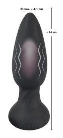 KOREK ANALNY SILIKONOWY PULSUJĄCY 7 FUNKCJI 14 CM