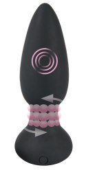 KOREK ANALNY SILIKONOWY 7 WIBRACJI SEX ANAL 14 CM