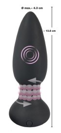 KOREK ANALNY SILIKONOWY 7 WIBRACJI SEX ANAL 14 CM