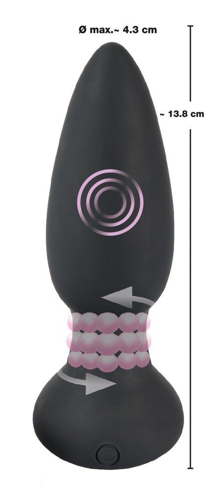 KOREK ANALNY SILIKONOWY 7 WIBRACJI SEX ANAL 14 CM KOREK ANALNY SILIKONOWY 7 WIBRACJI SEX ANAL 14 CM