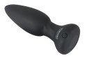 KOREK ANALNY SILIKON 10 WIBRACJI SEX ANAL 14,2CM